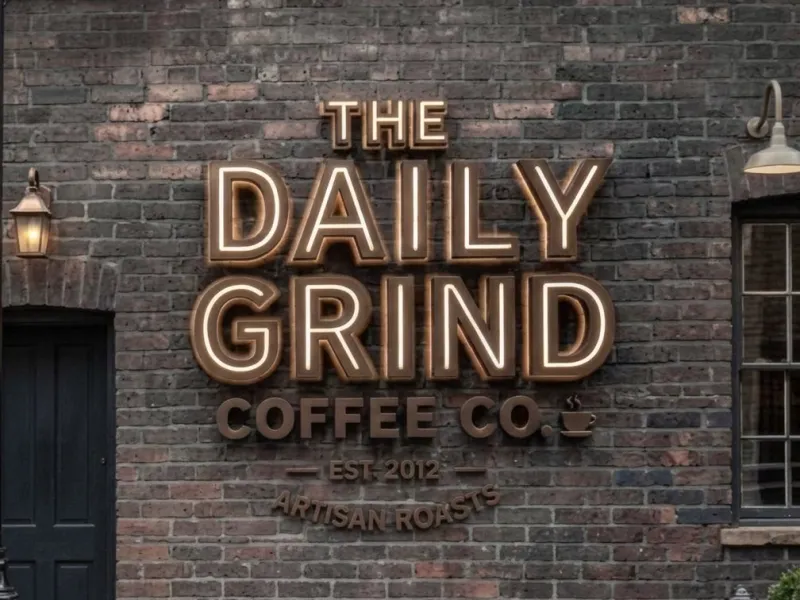 3D Lettering Signage